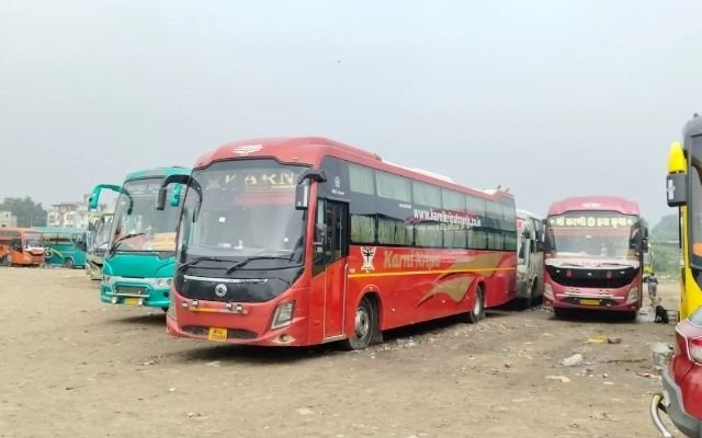 Rajasthan : 7000 स्लीपर Bus का चक्का जाम, भजनलाल सरकार के खिलाफ खोला मोर्चा…